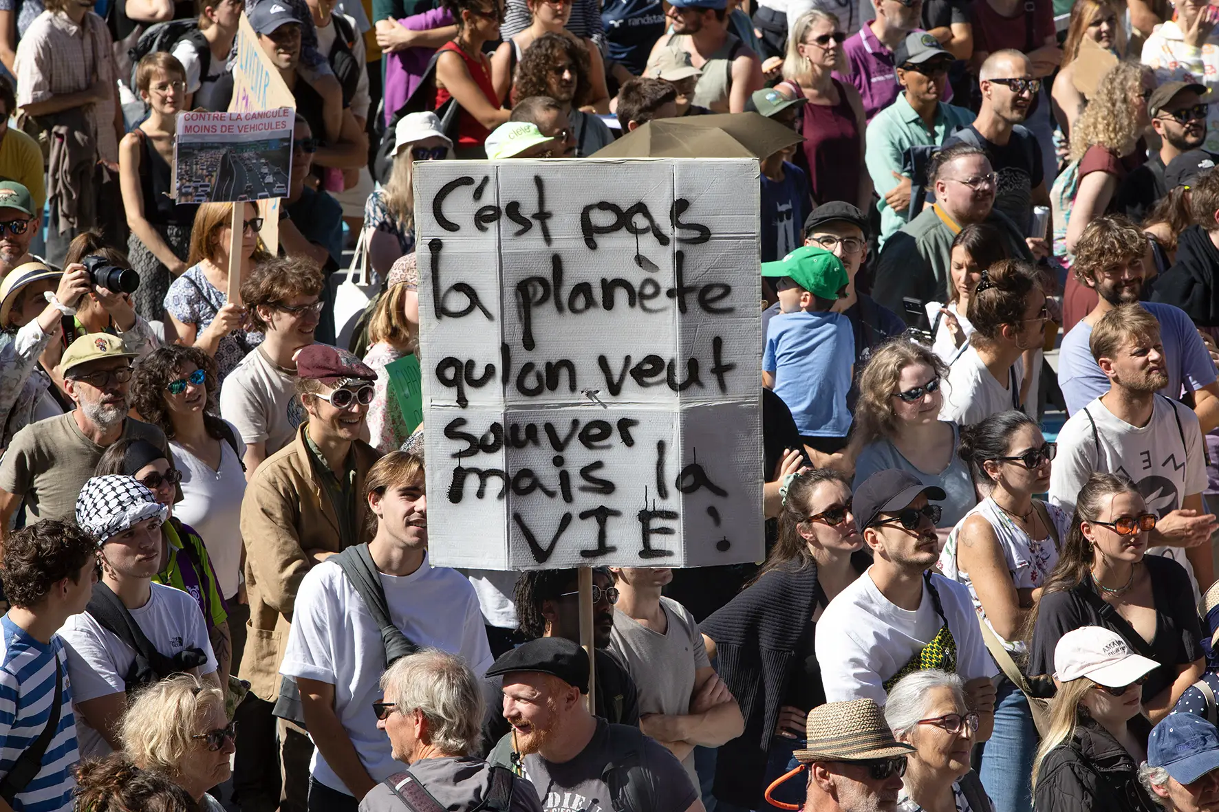 Manifestation «Pas d’étés à 50°C!», Lausanne, 19 septembre 2026
