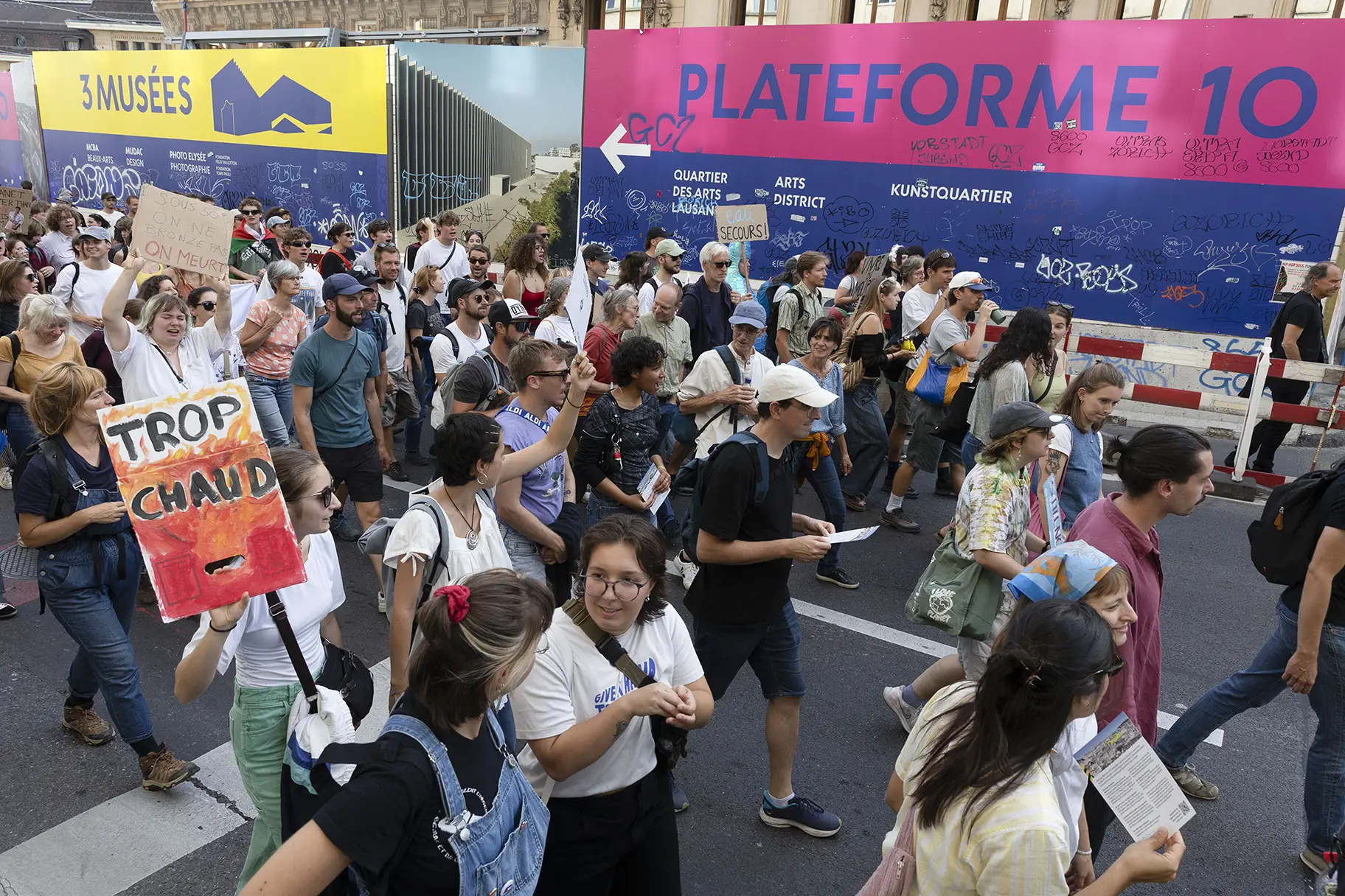 Manifestation «Pas d’étés à 50°C!», Lausanne, 19 septembre 2026
