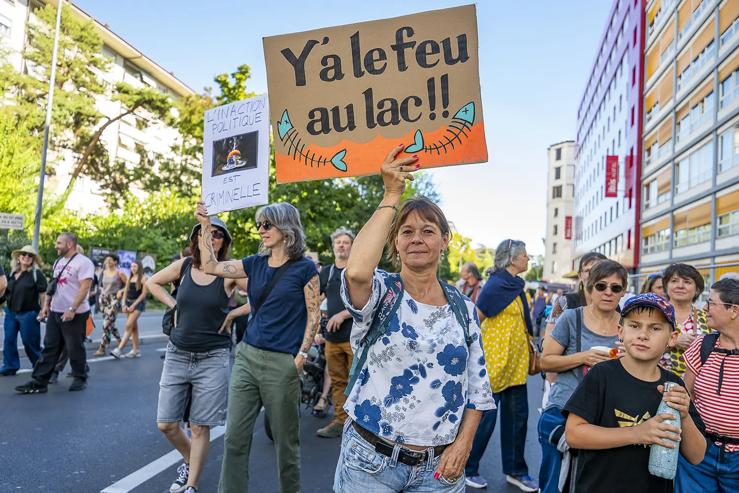 Manifestation «Pas d’étés à 50°C!», Genève, 19 septembre 2026