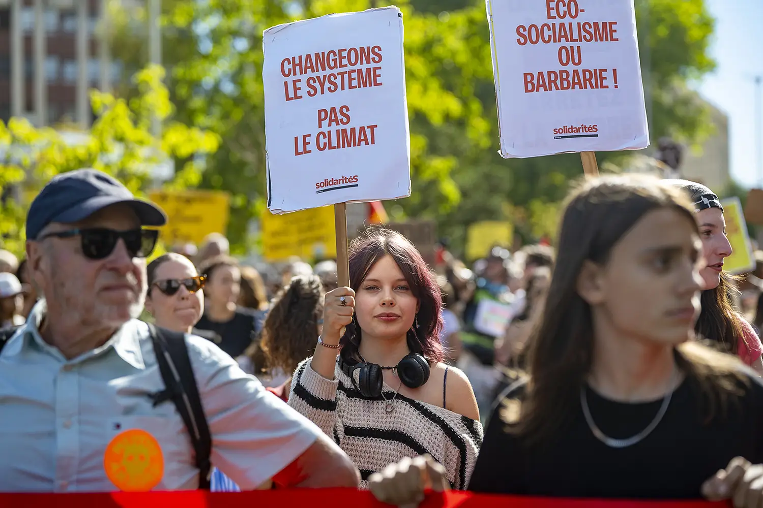 Manifestation «Pas d’étés à 50°C!», Genève, 19 septembre 2026