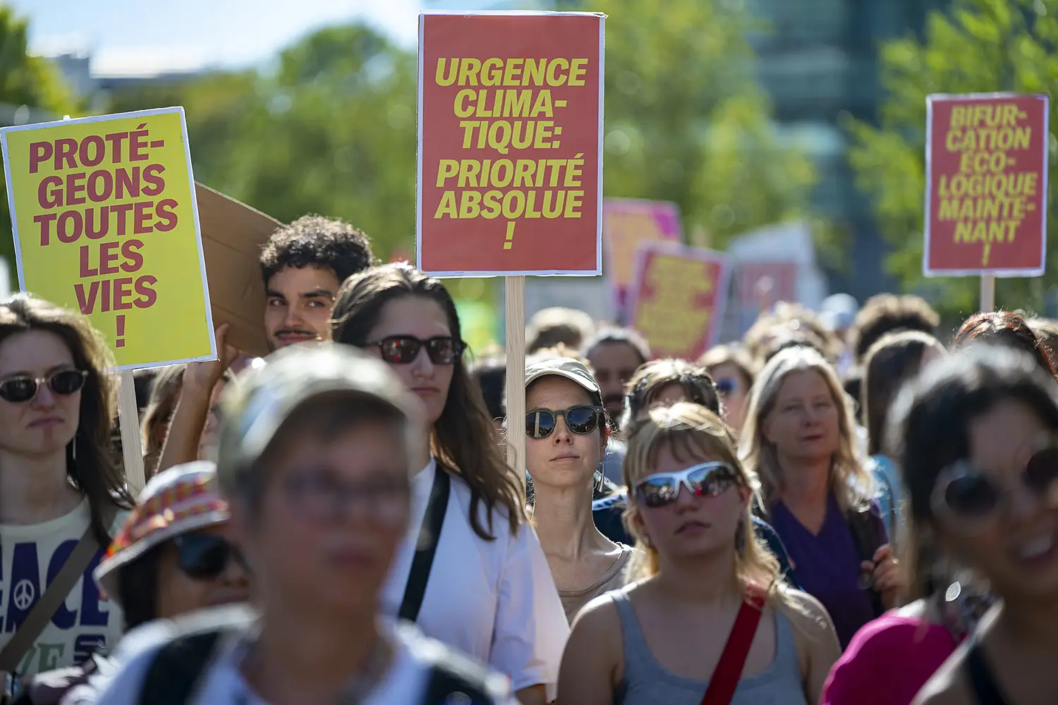 Manifestation «Pas d’étés à 50°C!», Genève, 19 septembre 2026